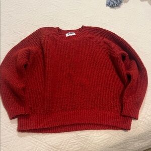 Old Navy Rich Red Crew Neck Sweater